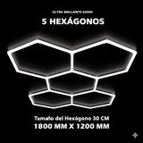 Luces hexagonales - Sistema LED de 5 rejillas
