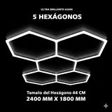 Luces hexagonales - Sistema LED de 5 rejillas