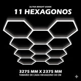 Luces hexagonales - Sistema LED de 11 cuadrículas