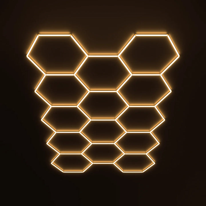Luces hexagonales - Sistema LED de 14 rejillas