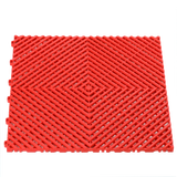 Piso Modular Perforado x Metro Cuadrado Color Rojo