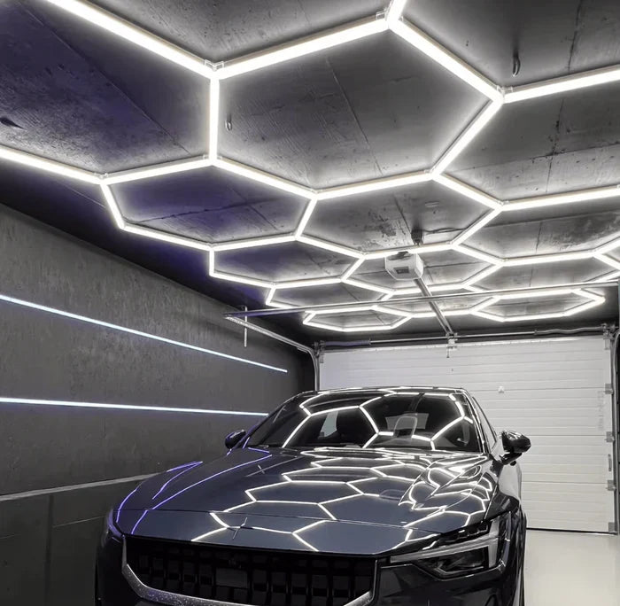 Kit de 14 Hexágonos en tubos led de 44Cm Tamaño armado (4.08 metros de largo x 2.37 Metro de ancho)