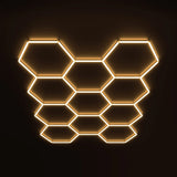 Luces hexagonales - Sistema LED de 14 rejillas