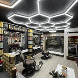 Kit de 11 Hexágonos en tubos led de 44Cm Tamaño armado (3.27 metros de largo x 2.23 Metro de ancho)