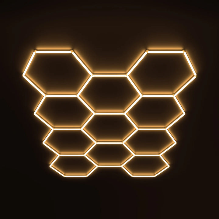 Luces hexagonales - Sistema LED de 14 rejillas
