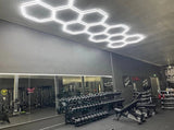 Kit de 11 Hexágonos en tubos led de 44Cm Tamaño armado (5.33 metros de largo x 1.68 Metro de ancho)
