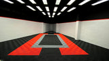 Piso Modular Perforado x Metro Cuadrado Color Rojo