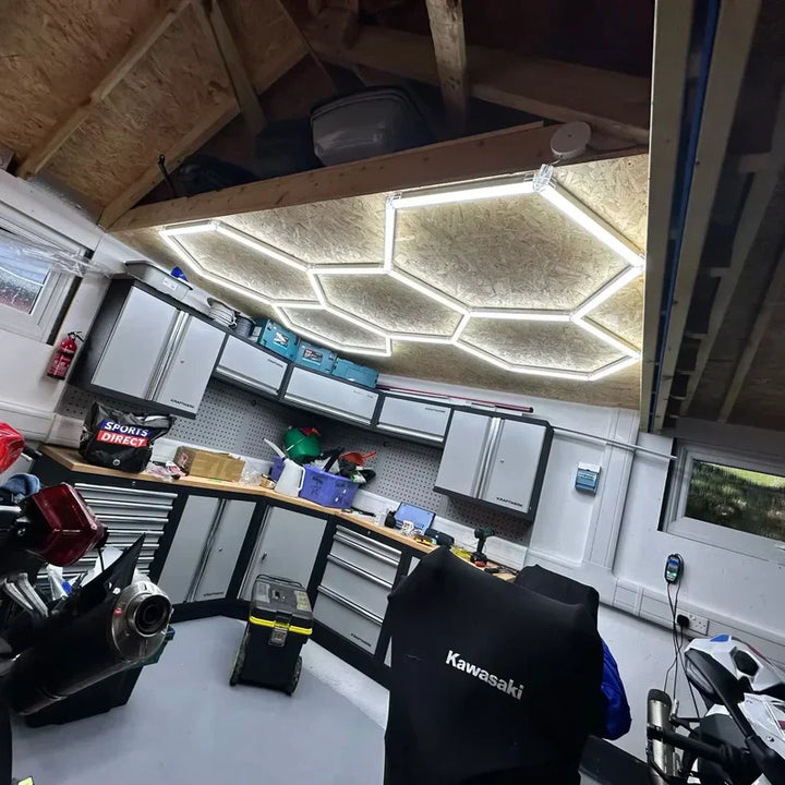 Luces hexagonales - Sistema LED de 5 rejillas