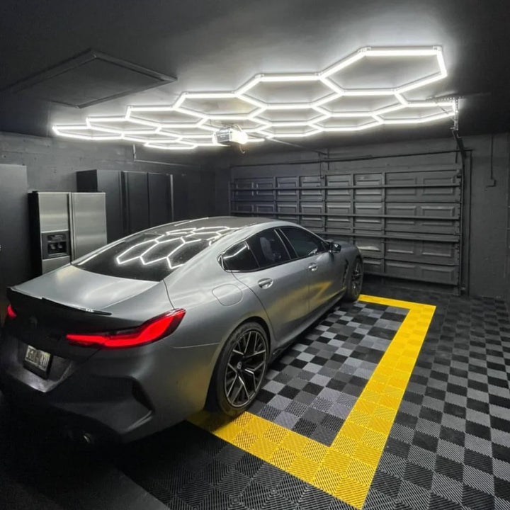 Kit de 14 Hexágonos en tubos led de 44Cm Tamaño armado (4.08 metros de largo x 2.37 Metro de ancho)
