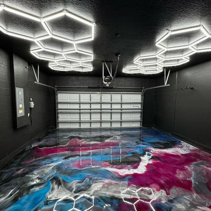 Luces hexagonales - Sistema LED de 8 rejillas largas