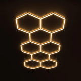 Luces hexagonales - Sistema LED de 8 rejillas largas