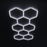 Luces hexagonales - Sistema LED de rejilla larga de 11 luces