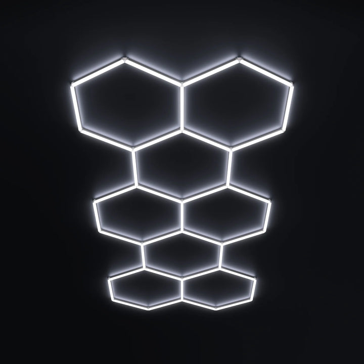 Luces hexagonales - Sistema LED de 8 rejillas largas
