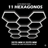 Luces hexagonales - Sistema LED de 11 cuadrículas