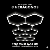 Luces hexagonales - Sistema LED de 8 rejillas largas