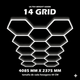 Luces hexagonales - Sistema LED de 14 rejillas