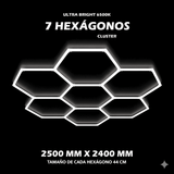Luces hexagonales - Sistema LED de 7 círculos de cuadrícula