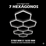 Luces hexagonales - Sistema LED de 7 cuadrículas