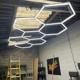 Luces hexagonales - Sistema LED de 7 cuadrículas